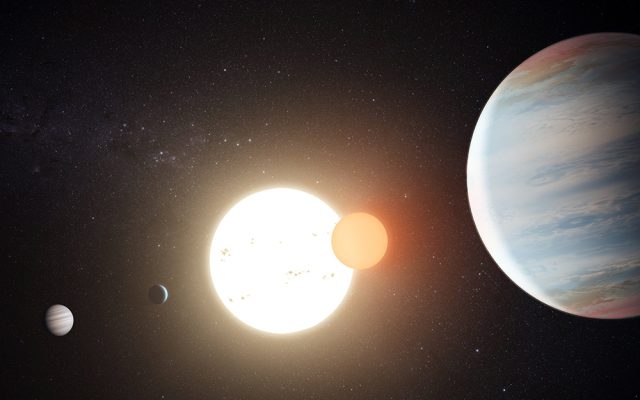 Multiple planets orbiting two stars